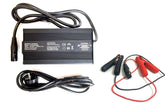 8A Ersatzladegerät XT30 28,8V 230 Watt für 24V LiFePo4 Akkus Aktiver Lüfter Krokodilklemmen (Adapter)